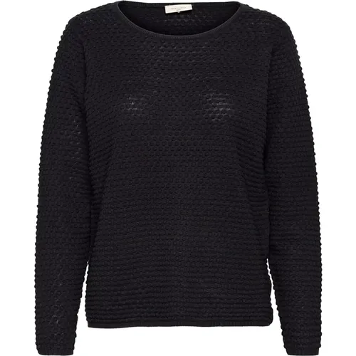 Dodo-Pu-Dottie Strickpullover mit gepunktetem Muster , Damen, Größe: L - FREEQUENT - Modalova