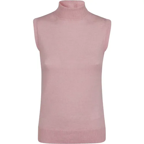 Wool Sleeveless Turtleneck Sweater , female, Sizes: M, S - Max Mara - Modalova