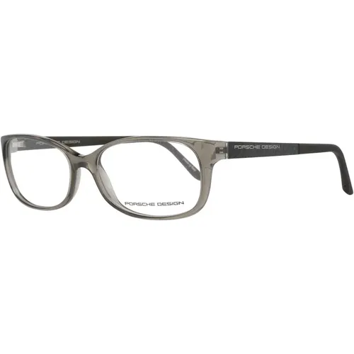 Glasses, female, , Size: ONE SIZE Grey Women Optical Frames Rectangle Style - Porsche Design - Modalova