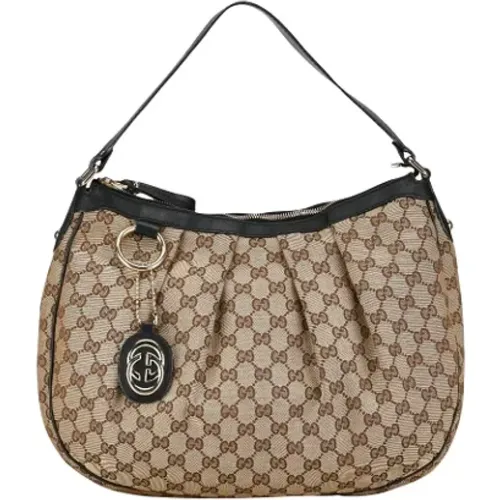 Pre-owned Shoulder Bags, female, , Size: ONE SIZE Pre-owned Canvas gucci-bags - Gucci Vintage - Modalova