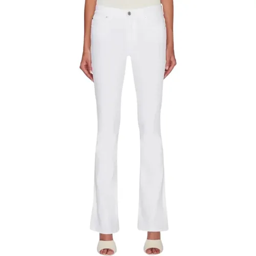 Straight Trousers , female, Sizes: W28, W26, W30, W32 - 7 For All Mankind - Modalova