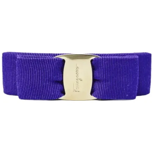 Pre-owned Accessories, female, , Size: ONE SIZE Pre-owned Cotton hair-accessories - Salvatore Ferragamo Pre-owned - Modalova