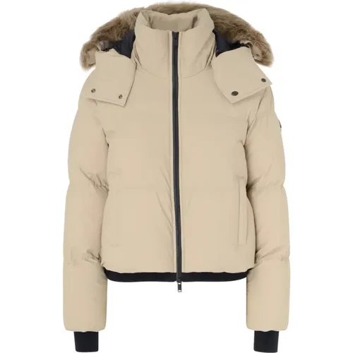 Puffer Jacket in Sand Color , female, Sizes: M, XS - Moose Knuckles - Modalova