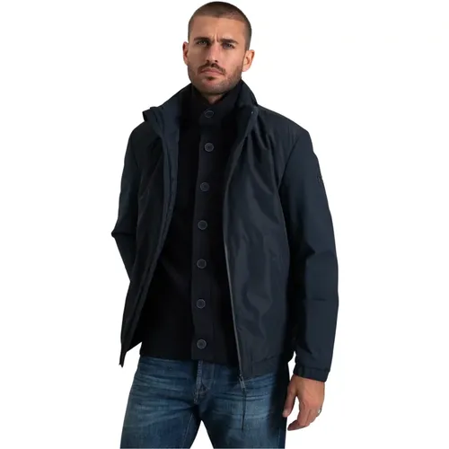 Polyester Blouson Jacke , Herren, Größe: L - Strellson - Modalova