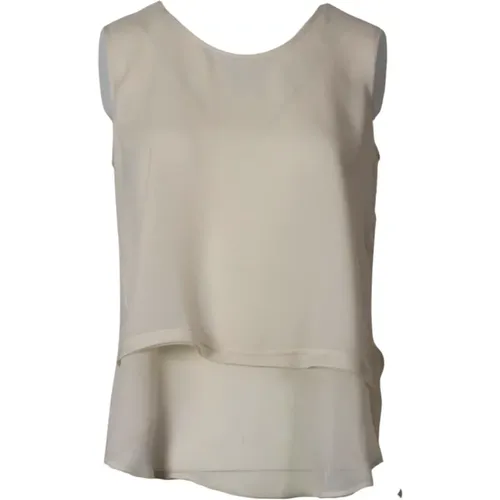Layered Front Top with Side Slits , female, Sizes: S, XS, M - High - Modalova