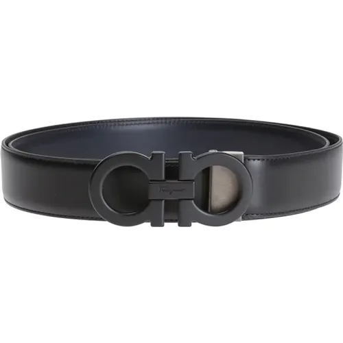 Belts, male, , Size: 110 CM Logo belt - Salvatore Ferragamo - Modalova