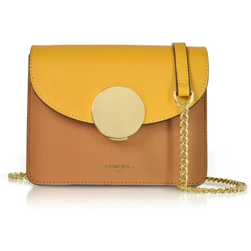 New Ondina Mini Color Block Shoulder Bag , female, Sizes: ONE SIZE - Le Parmentier - Modalova