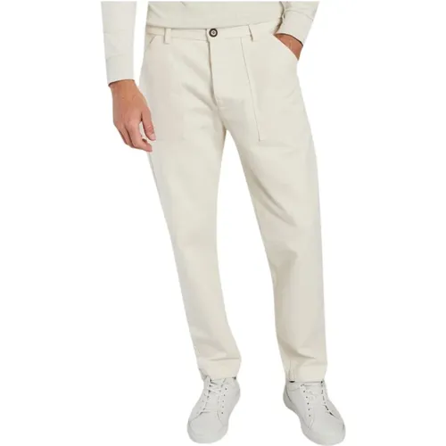 Straight Trousers, male, , Size: W34 Chinos Pocket Pants - Cuisse de Grenouille - Modalova