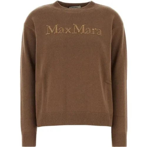 Brauner Pullover für Frauen - Max Mara - Modalova