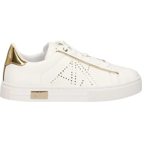 Weiße Schnürsneaker Ss22 - Armani Exchange - Modalova