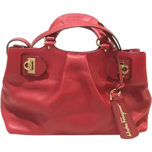 Pre-owned Leather handbags , female, Sizes: ONE SIZE - Salvatore Ferragamo Pre-owned - Modalova