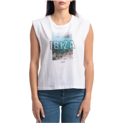Printed T-shirt for Women , female, Sizes: M, XS, S, L - Liu Jo - Modalova