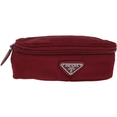 Pre-owned Clutches, female, , Size: ONE SIZE Pre-owned Fabric clutches - Prada Vintage - Modalova