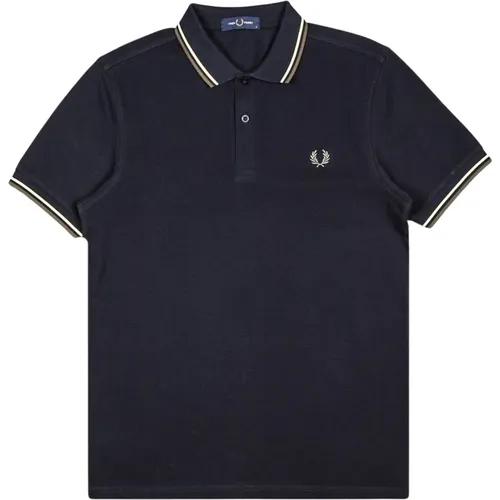 Polo Shirts, male, , Size: S Modern Cotton Polo Shirt Twin Tipped - Fred Perry - Modalova