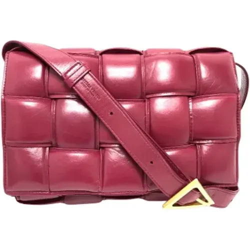 Pre-owned Cross Body Bags, female, , Size: ONE SIZE Pre-owned Leather shoulder-bags - Bottega Veneta Vintage - Modalova