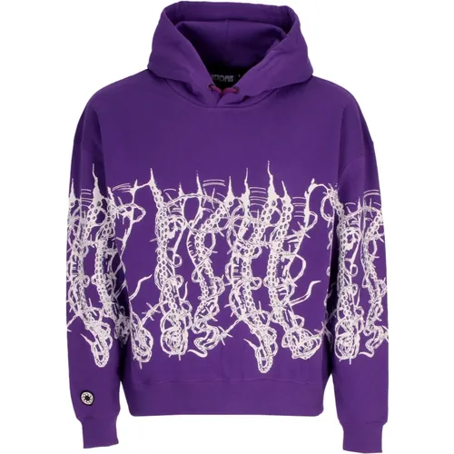 Hoodies, male, , Size: M Barbed Wire Hoodie - Octopus - Modalova