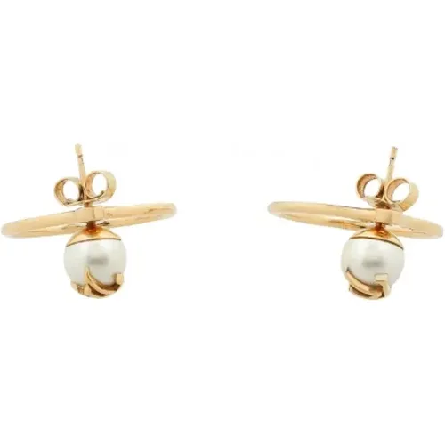 Pre-owned Jewellery, female, , Size: ONE SIZE Pre-owned Pearl earrings - Louis Vuitton Vintage - Modalova