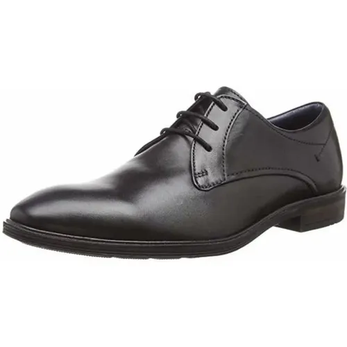 Schwarze Lederschnürschuhe Jonathan 03 , Herren, Größe: 41 EU - Josef Seibel - Modalova