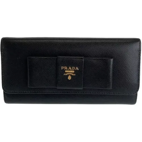 Pre-owned Leather wallets , female, Sizes: ONE SIZE - Prada Vintage - Modalova