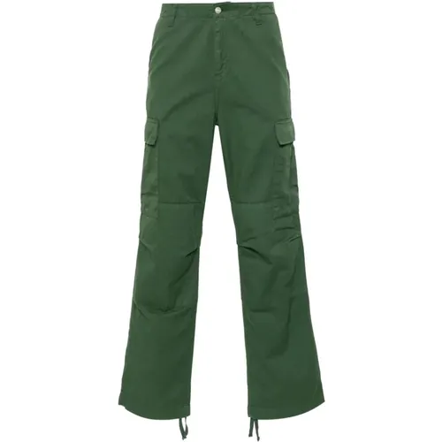 Straight Trousers, male, , Size: W29 Durable Cargo Pant with Military Style - Carhartt WIP - Modalova