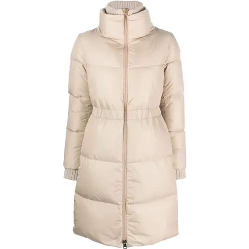 Beige Puffer & Down Coat Herno - Herno - Modalova