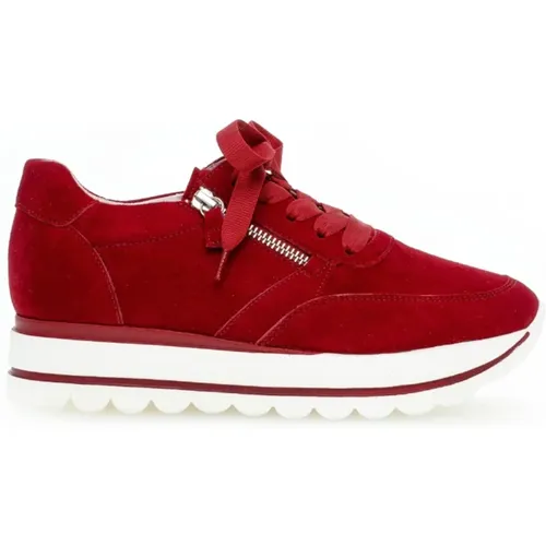 Rote Leder Sneakers Gabor - Gabor - Modalova