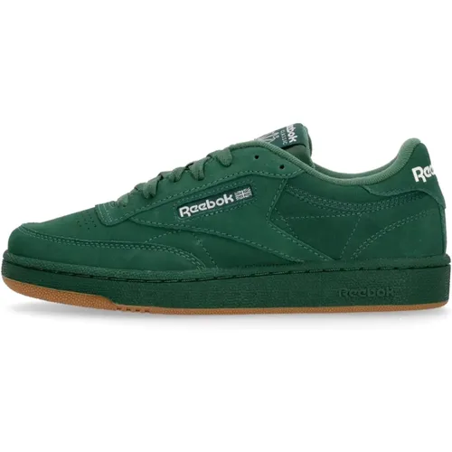 Dark Low Sneaker with Embroidered Logo , male, Sizes: 8 UK, 7 UK, 11 UK, 8 1/2 UK, 9 UK, 6 UK, 11 1/2 UK - Reebok - Modalova