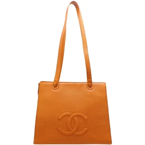 Pre-owned Tote Bags, female, , Size: ONE SIZE Pre-owned Leather totes - Chanel Vintage - Modalova