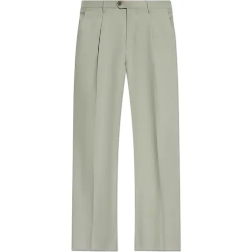 Straight Trousers, male, , Size: S Creased trousers - ETRO - Modalova