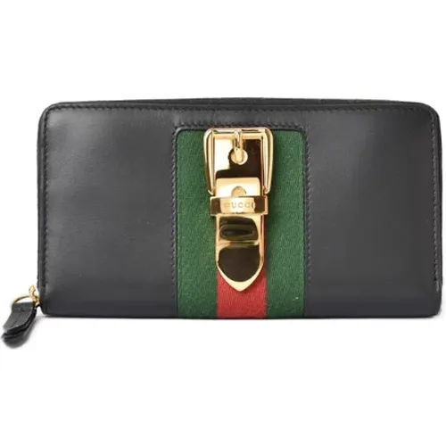 Pre-owned Wallets, female, , Size: ONE SIZE Pre-owned Leather wallets - Gucci Vintage - Modalova