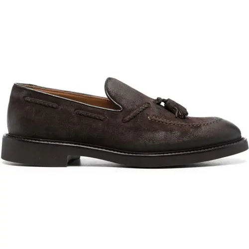 Ungebundene Wildleder-Loafers , Herren, Größe: 41 EU - Doucal's - Modalova