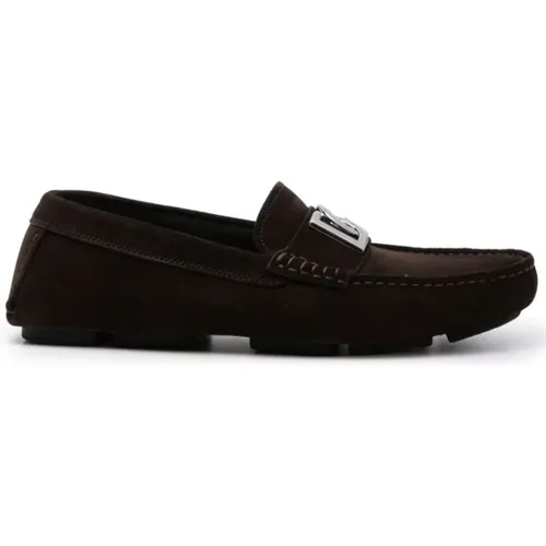 Flat shoes , male, Sizes: 9 UK, 10 1/2 UK, 7 1/2 UK, 10 UK, 11 UK, 6 UK, 7 UK, 6 1/2 UK, 8 UK - Dolce & Gabbana - Modalova