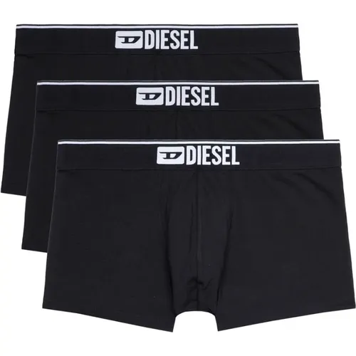 Bottoms, male, , Size: S Stretch Cotton Boxer Shorts Set - 3 Pack - Diesel - Modalova