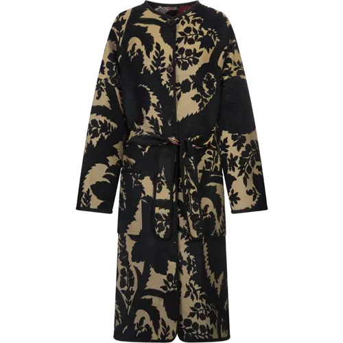 Reversible Floral Jacquard Coat , female, Sizes: XS - ETRO - Modalova