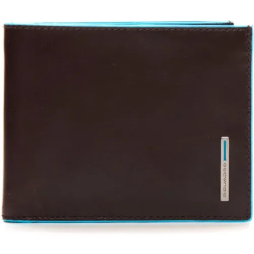 Leather Wallet with Cardholder Compartments , male, Sizes: ONE SIZE - Piquadro - Modalova