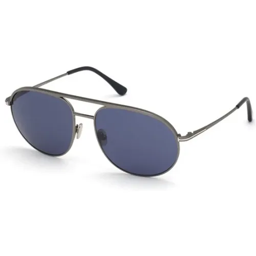 Silver Aviator Sunglasses , unisex, Sizes: 61 MM - Tom Ford - Modalova