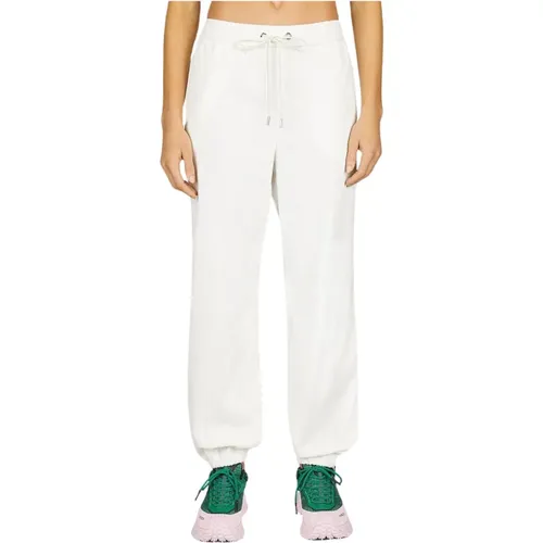 Corduroy Track Pants mit Logo Patch , Damen, Größe: XS - Moncler - Modalova