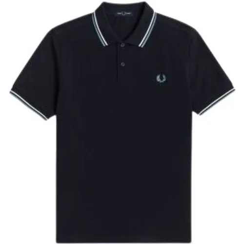 T-Shirts, male, , Size: S Striped Polo Shirt M3600 - Fred Perry - Modalova