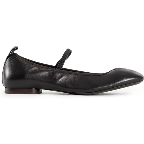 Dark Chocolate Ballerina Shoe , female, Sizes: 5 UK, 3 UK, 2 UK - Lemaire - Modalova