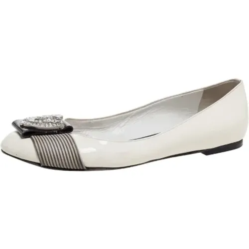 Pre-owned Flats, female, , Size: 8 US Pre-owned Leather flats - Giuseppe Zanotti Pre-owned - Modalova