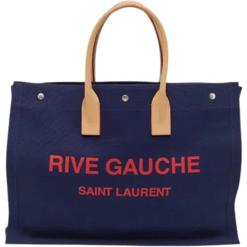 Pre-owned Canvas totes , female, Sizes: ONE SIZE - Yves Saint Laurent Vintage - Modalova