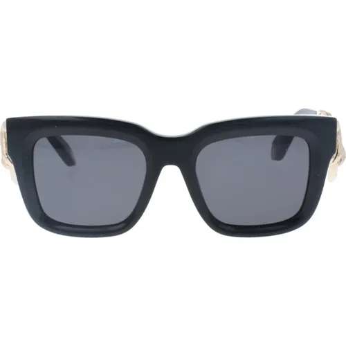 Stylische Sonnenbrille mit Gläsern , Damen, Größe: 52 MM - Roberto Cavalli - Modalova