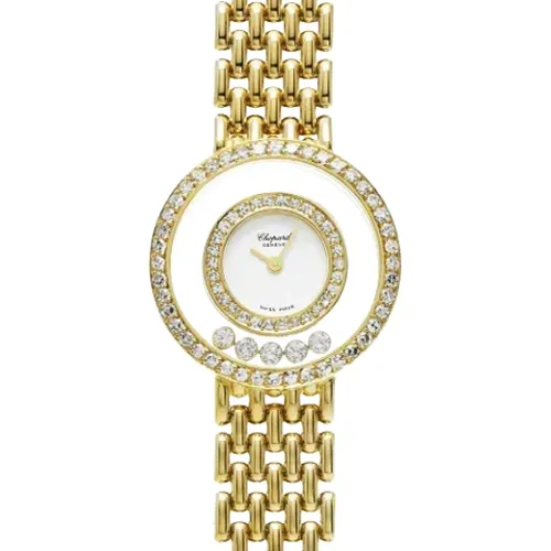 Pre-owned Watches, female, , Size: ONE SIZE Pre-owned Yellow Gold watches - Chopard Pre-owned - Modalova