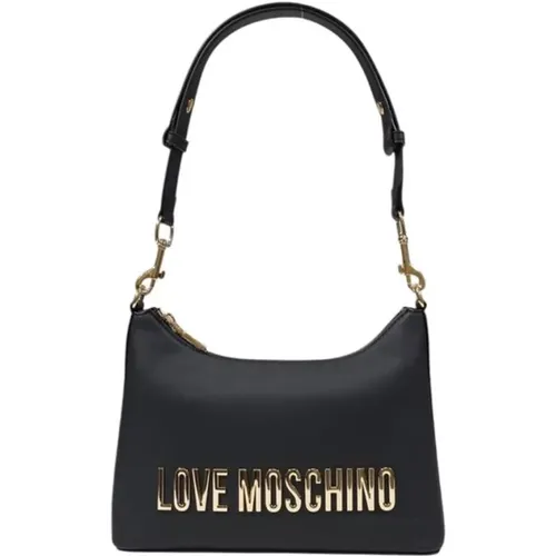 Shoulder Bags, female, , Size: ONE SIZE Polyethylene Handbag Women's Medium Bags Collection - Love Moschino - Modalova