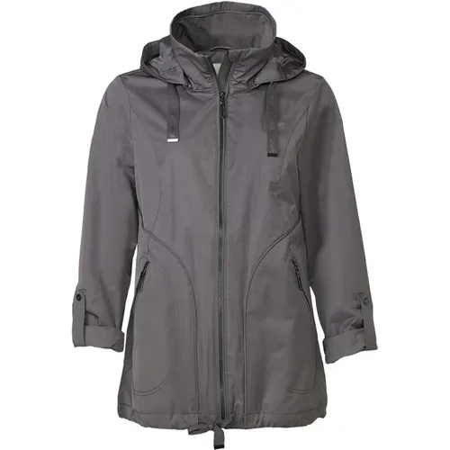 Stylish Rain Jacket Glenda Taube , female, Sizes: 2XL, 3XL, 4XL, L, 5XL, XL, S, M - Danwear - Modalova