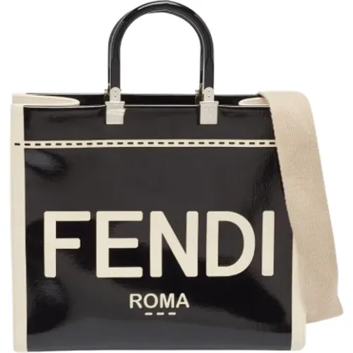 Pre-owned Tote Bags, female, , Size: ONE SIZE Pre-owned Canvas fendi-bags - Fendi Vintage - Modalova