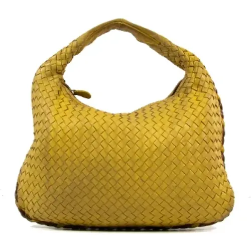 Pre-owned Leather Bottega Veneta Hobo Shoulder Bag , female, Sizes: ONE SIZE - Bottega Veneta Vintage - Modalova
