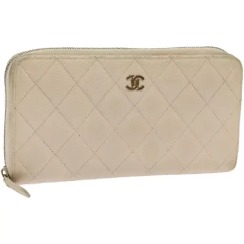 Pre-owned Wallets, female, , Size: ONE SIZE Pre-owned Leather wallets - Chanel Vintage - Modalova