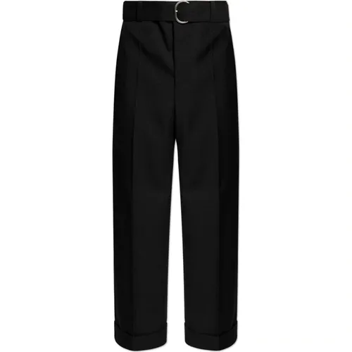 Straight Trousers, male, , Size: M Pleated trousers - Jil Sander - Modalova