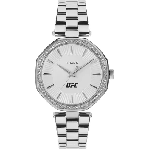 Watches, male, , Size: ONE SIZE UFC Jewel Stainless Steel Watch - Timex - Modalova